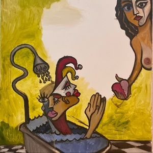 Original 40 x 30 canvas by artist Ty Johnson